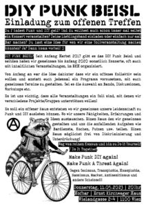 Offenes DIY Punk Beisl Treffen @ekh